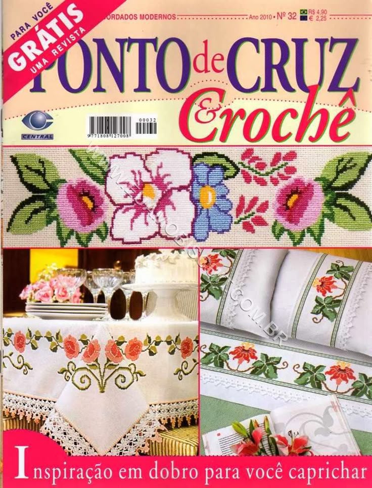 pontos básicos bordado xadrez