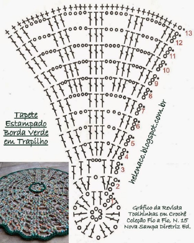 receitas de tapete de barbante para imprimir
