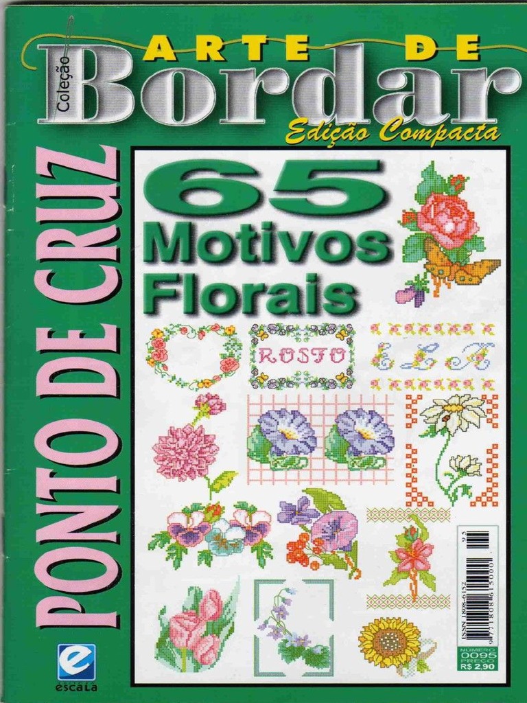 ponto cruz para enxoval de bebê