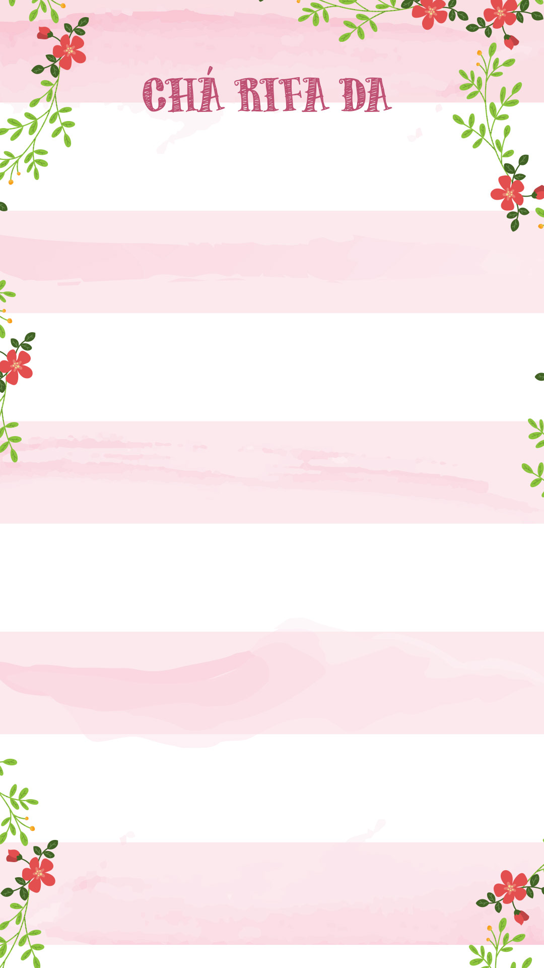 arte para rifa de aniversário whatsapp
