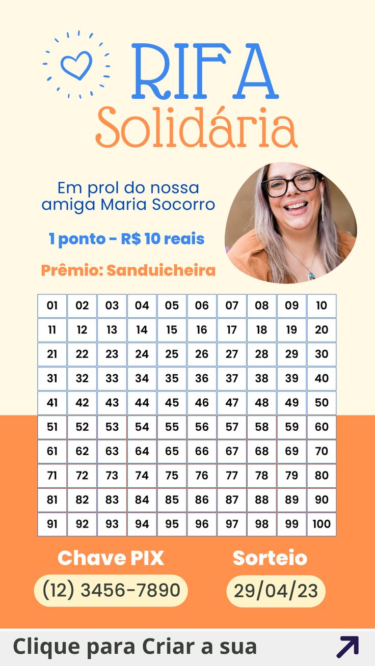 template de rifa editável word