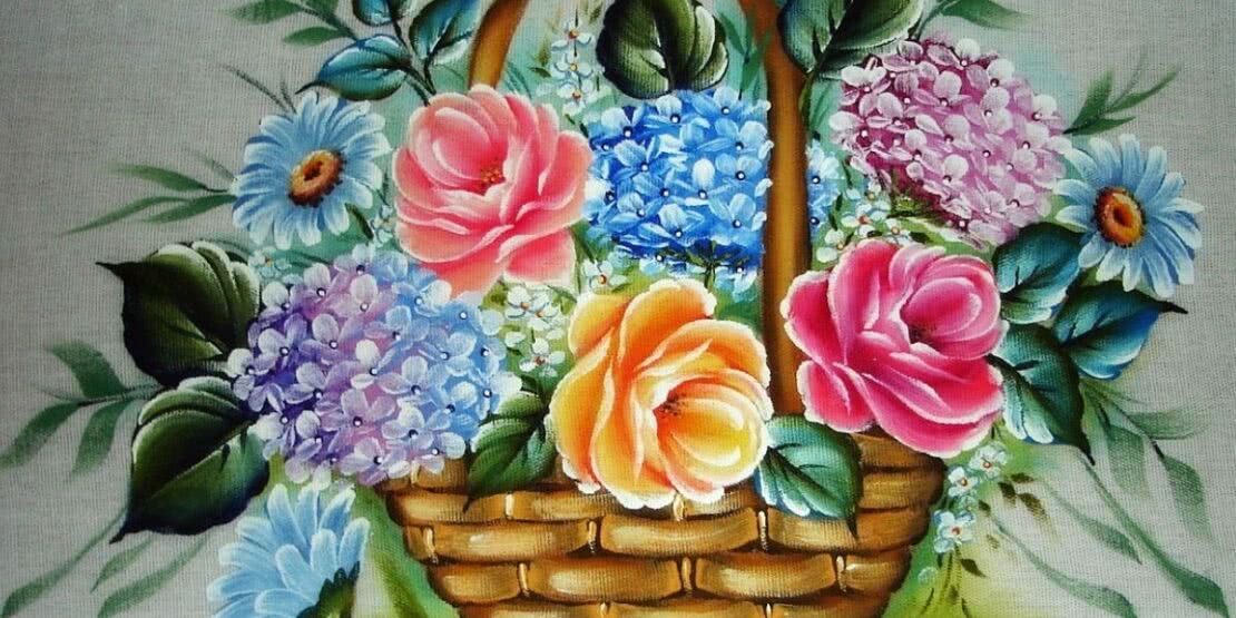 como transferir risco de flor para tecido