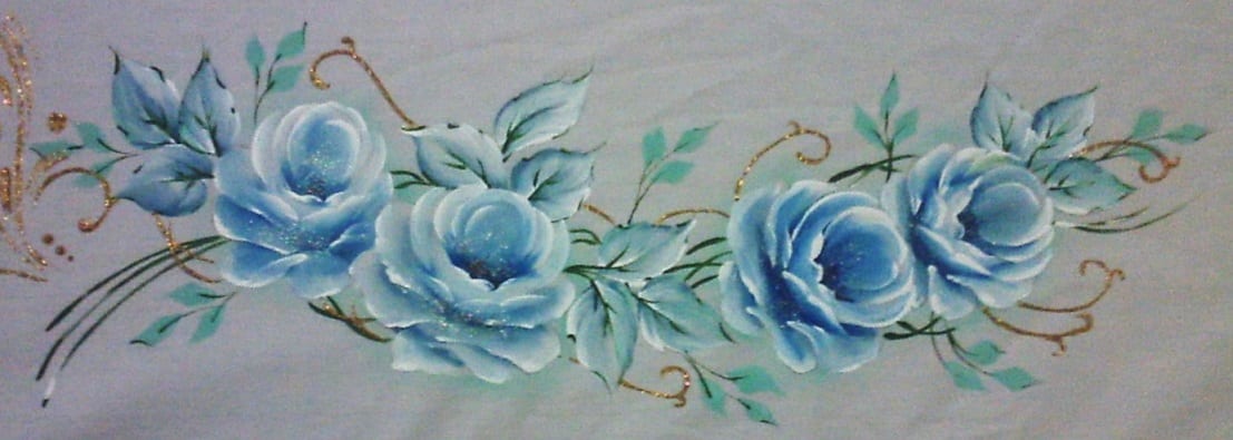 riscos de rosas para pintura em tecido