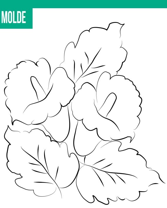 riscos para pintura em tecido grátis flores
