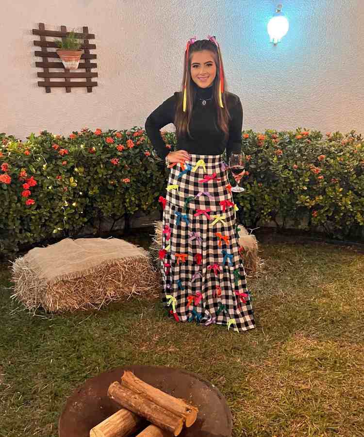 como fazer roupa junina barata