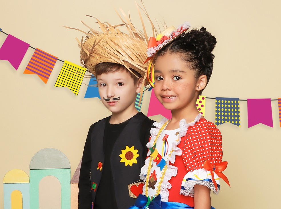 roupa de festa junina fácil para criança
