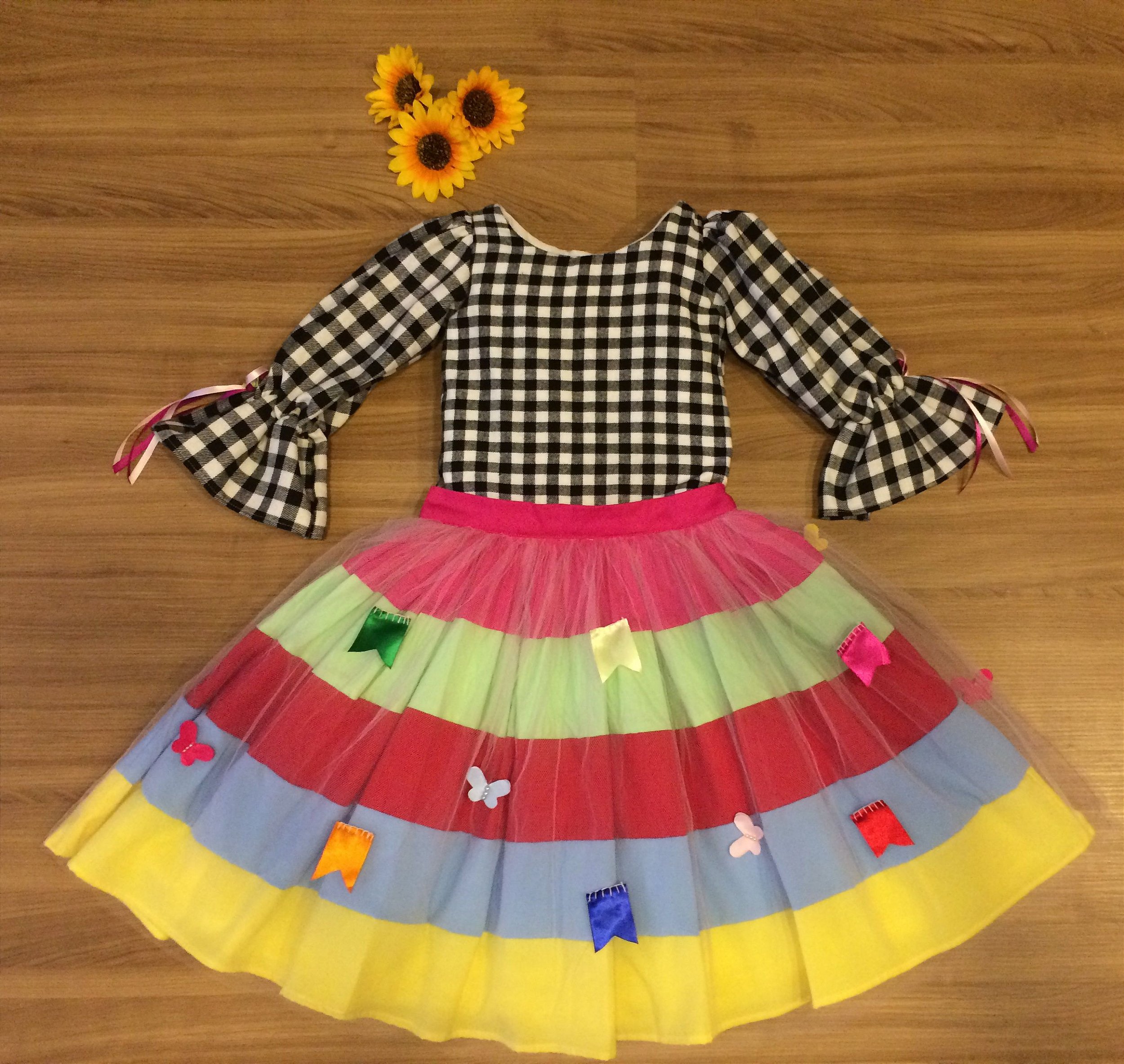 look junino infantil DIY