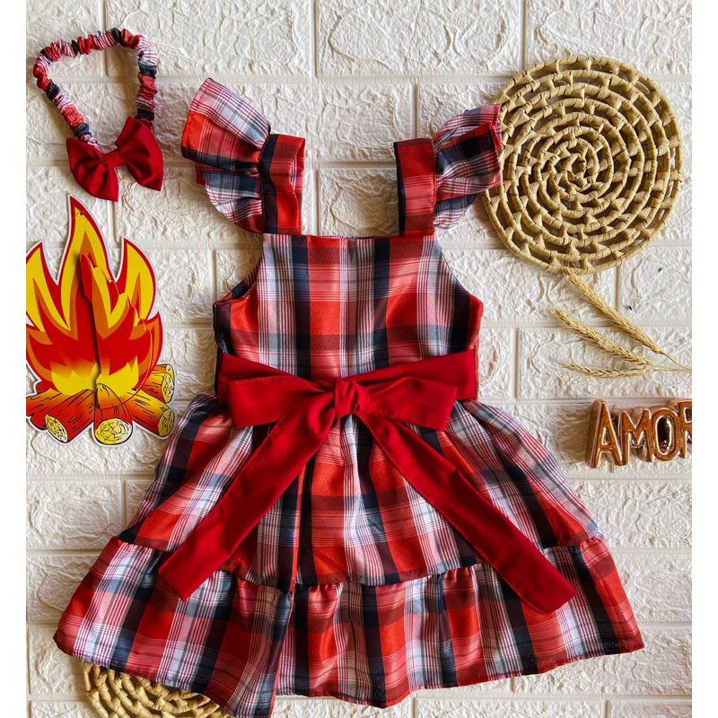 customizar roupa festa junina criança