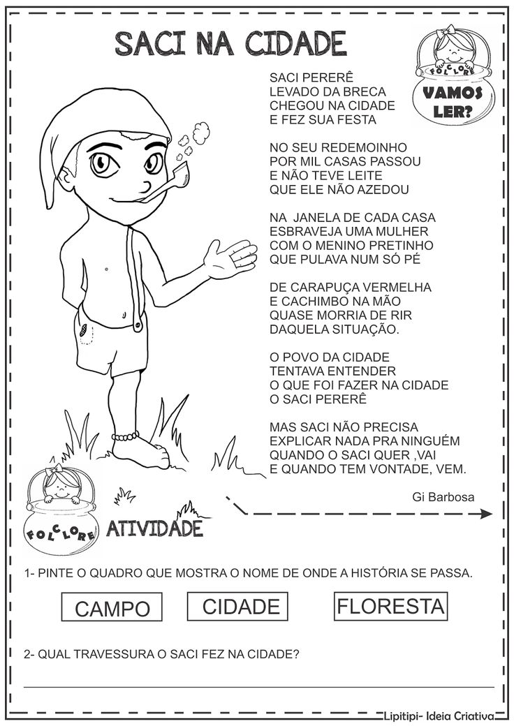 saci perere png para imprimir
