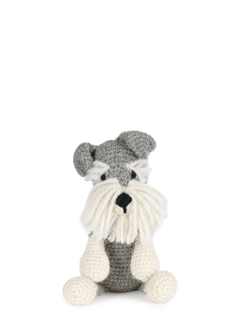 Schnauzer amigurumi grande