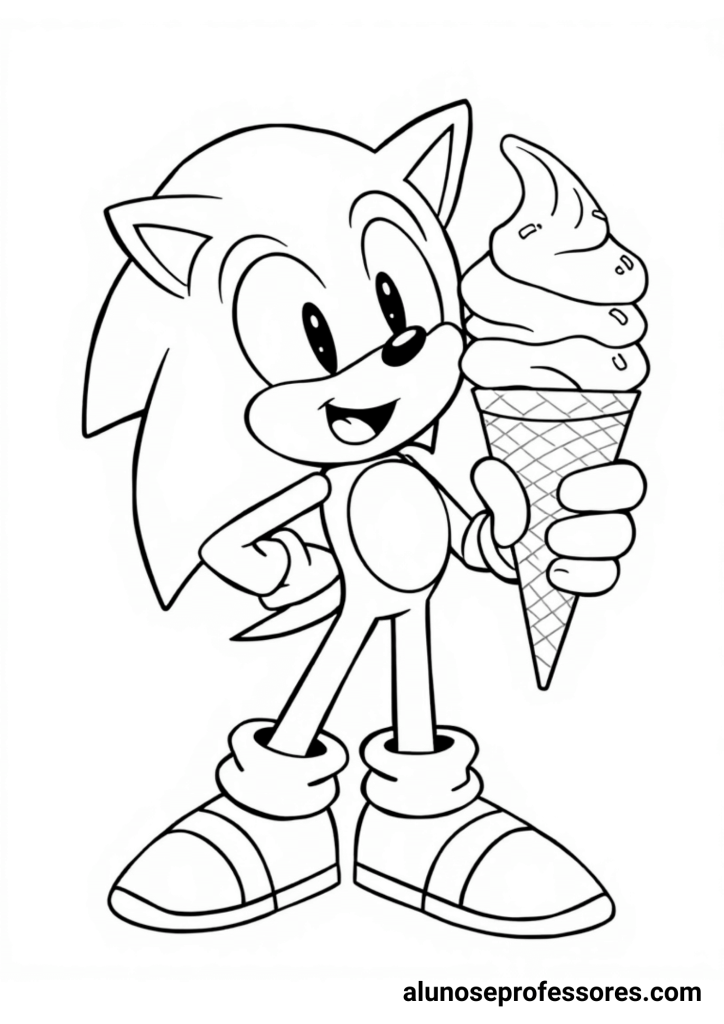 sonic para pintar