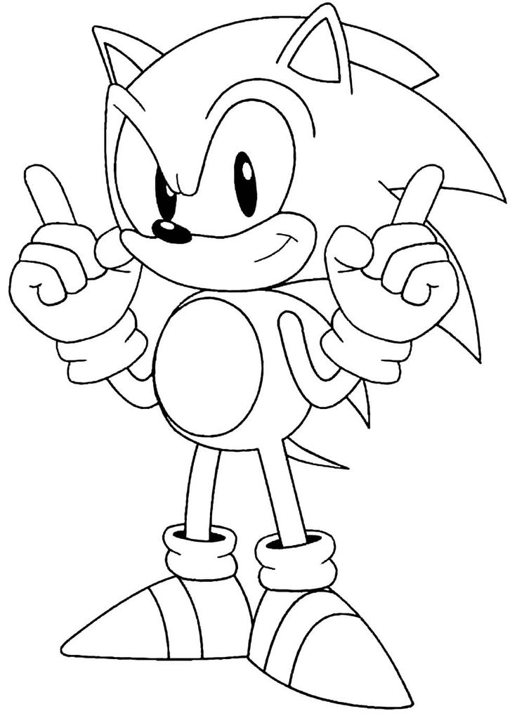 colorir sonic e amigos