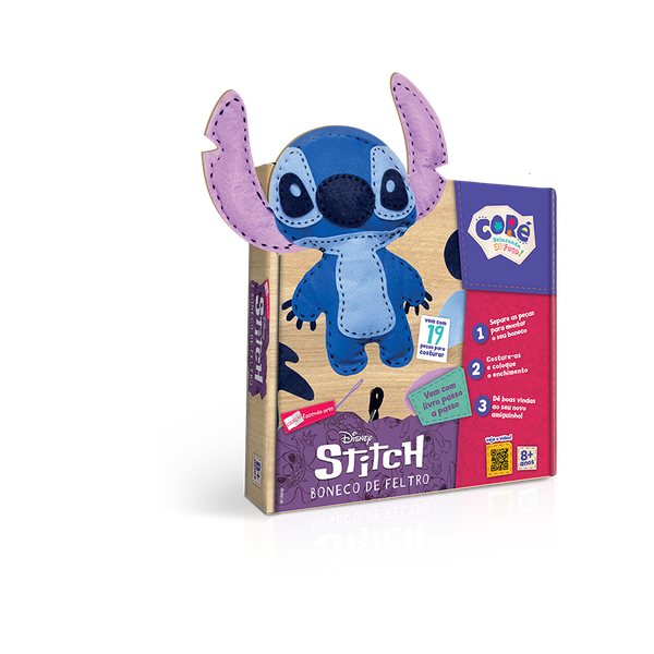 como fazer stitch de feltro passo a passo