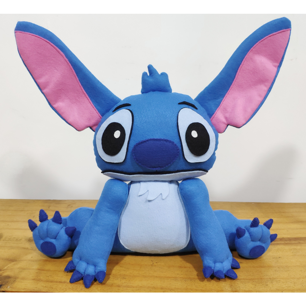 molde stitch feltro para imprimir grátis