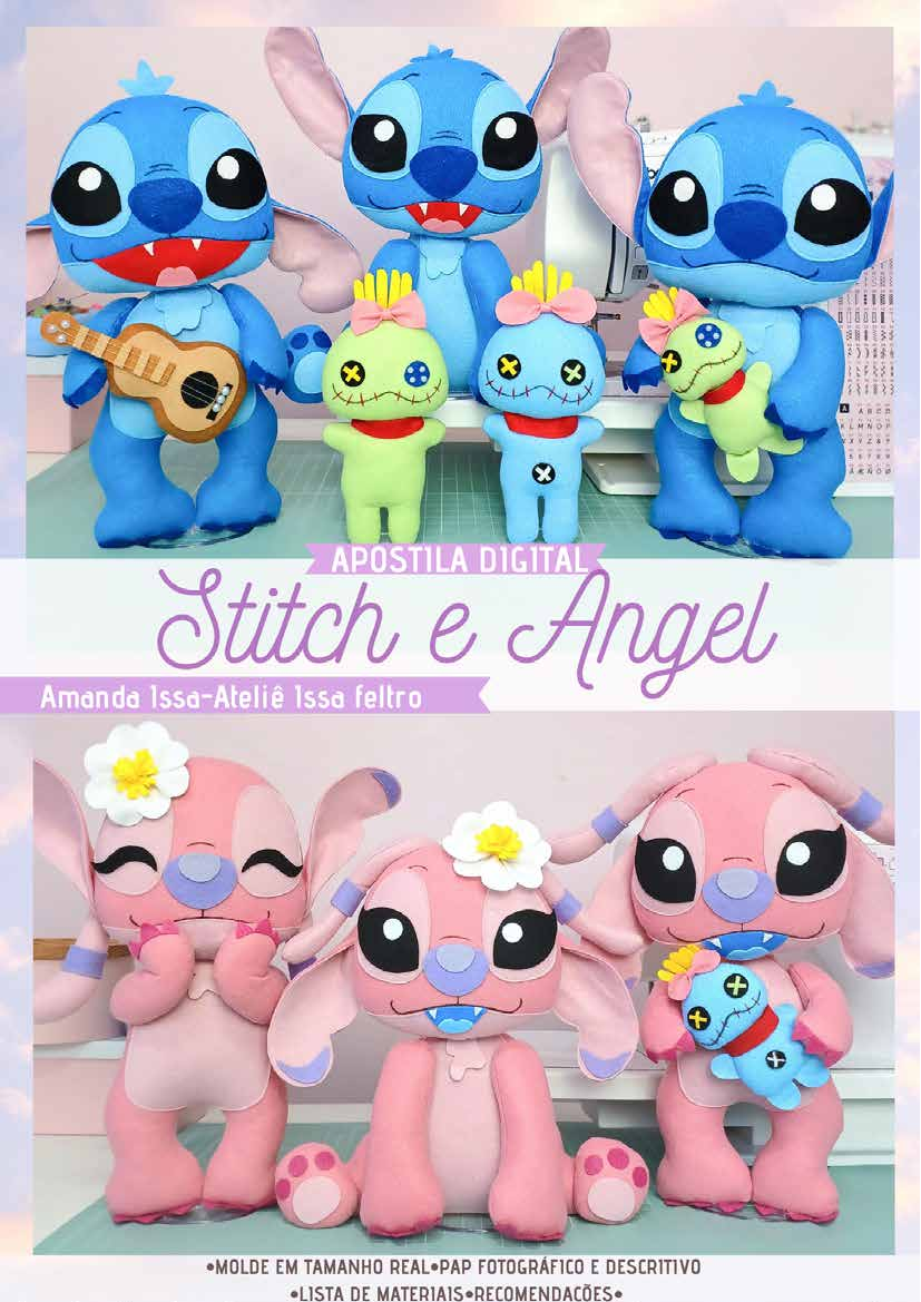 como fazer stitch de feltro passo a passo