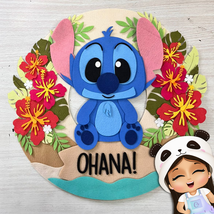 materiais para stitch de feltro