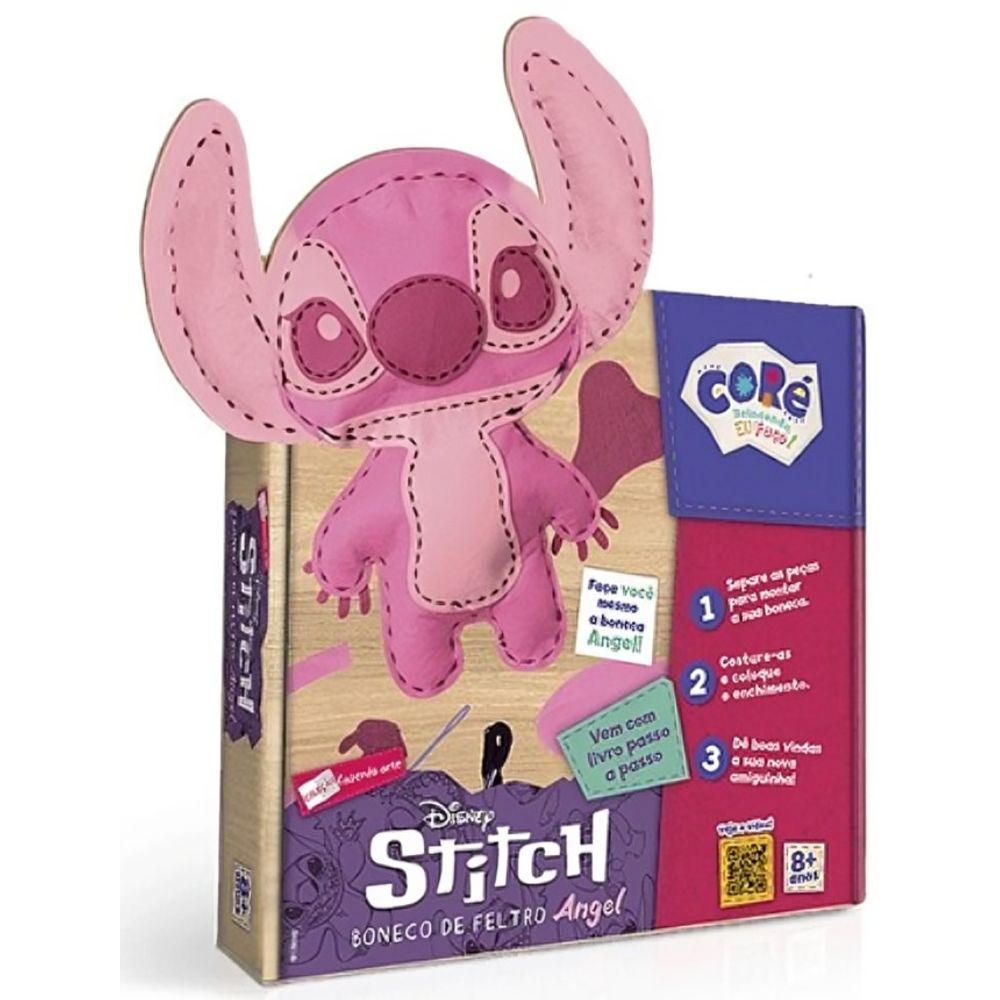 desenho stitch feltro