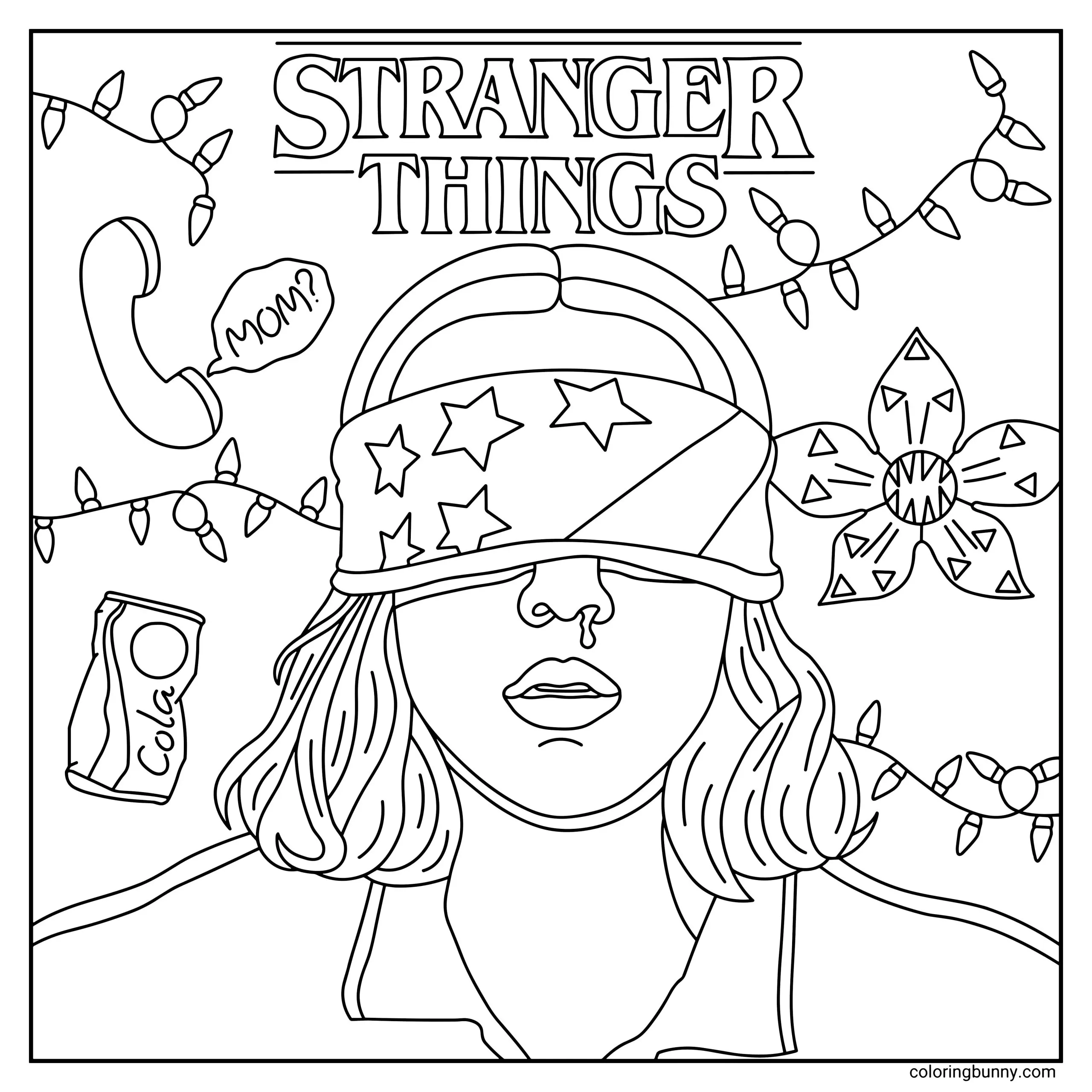 desenhos stranger things para imprimir