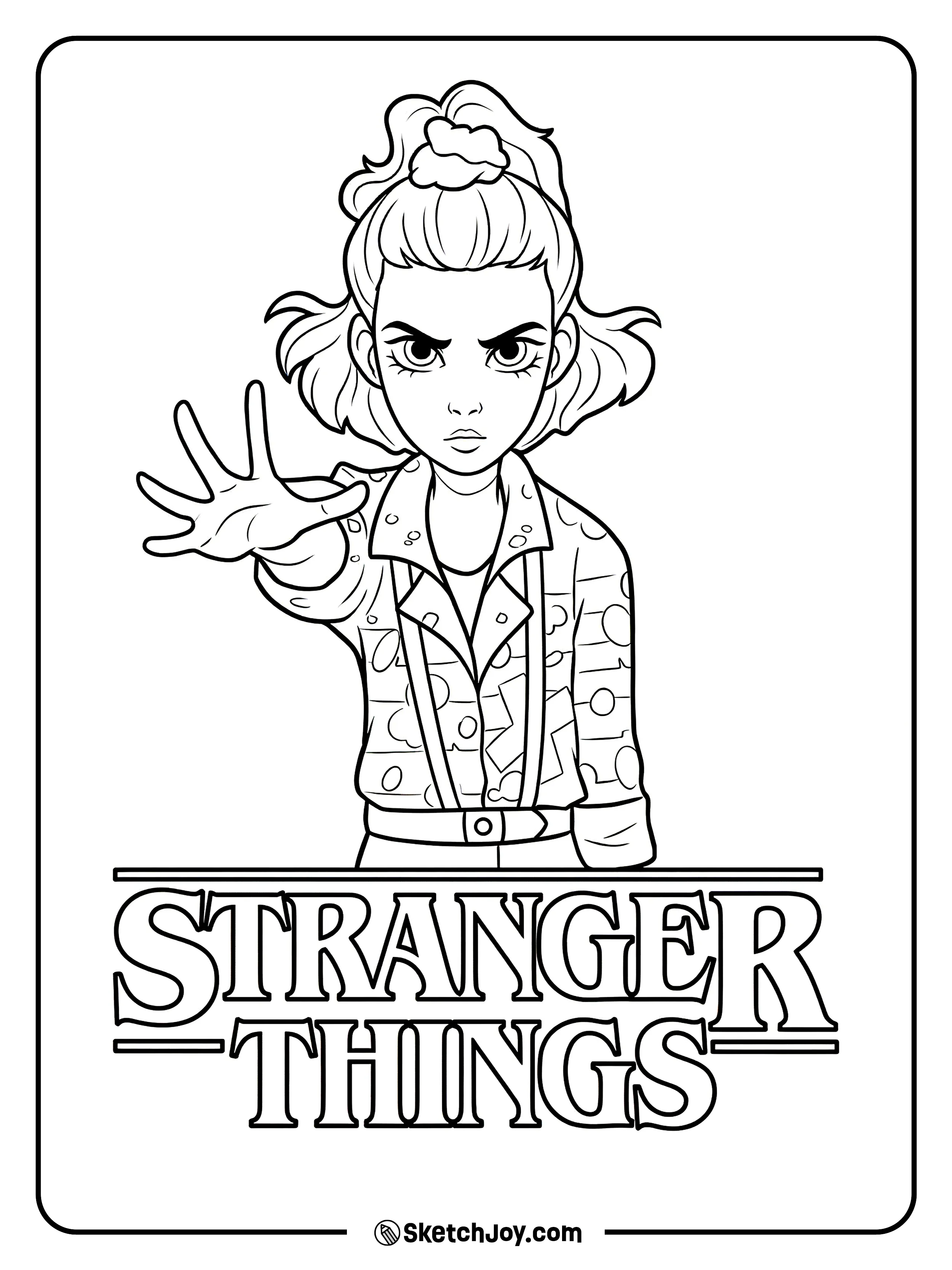 desenhos da eleven para colorir