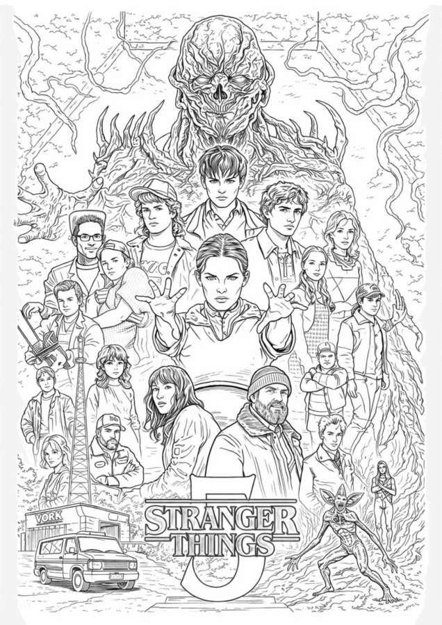 papelaria stranger things