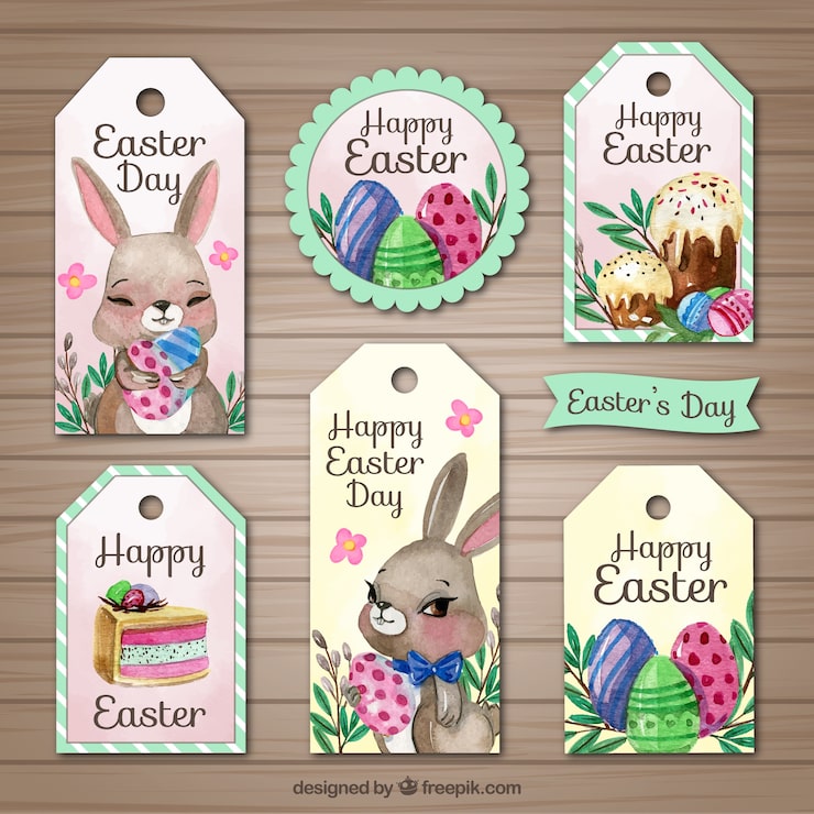 tags de pascoa personalizadas gratis