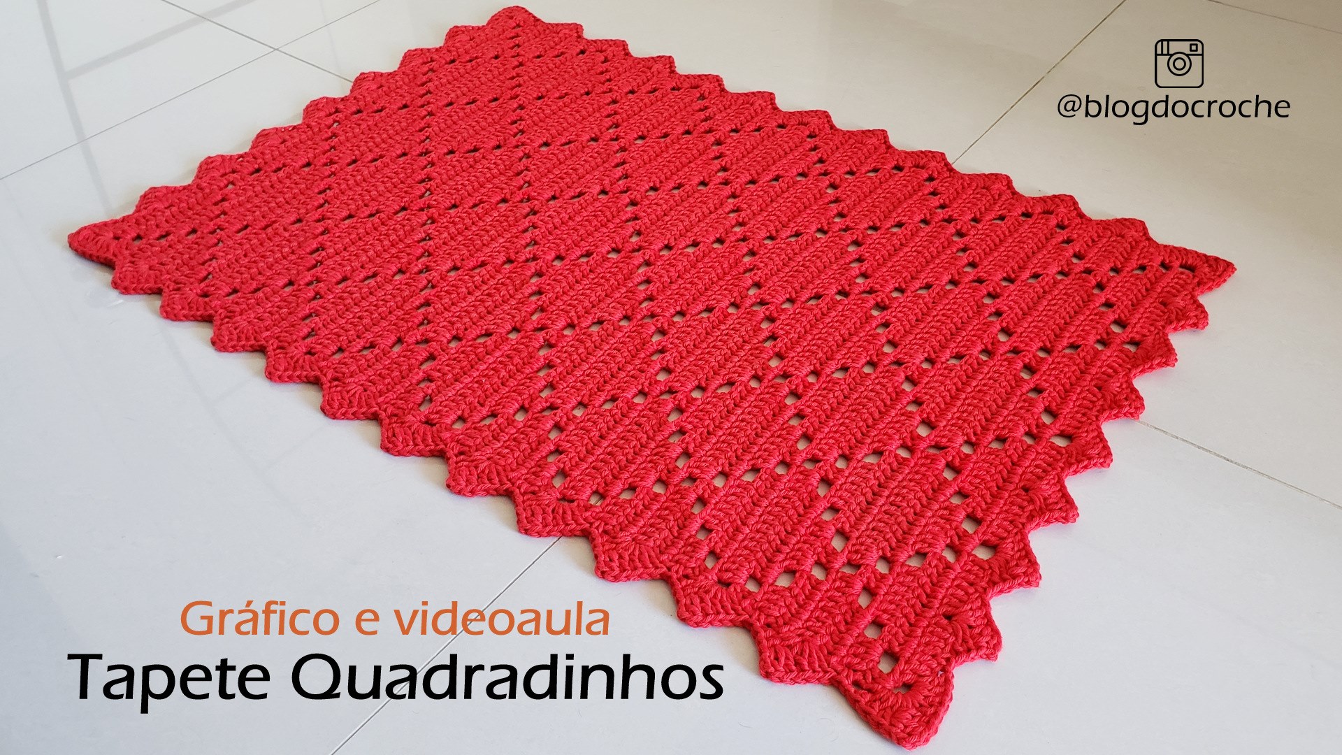 Gráficos de tapete de crochê para iniciantes
