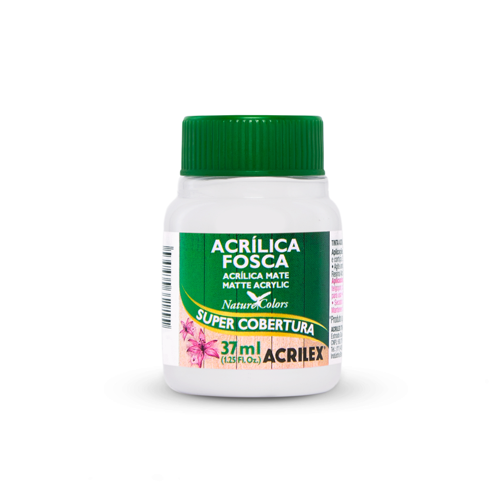 tinta acrílica branca fosca