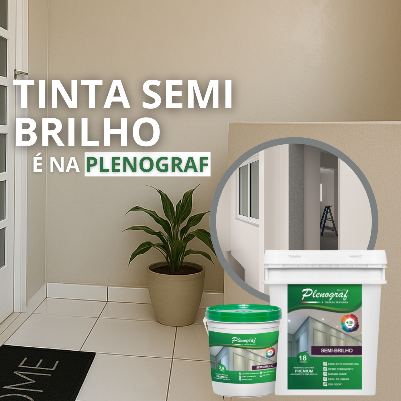 diferença entre acetinado e semibrilho