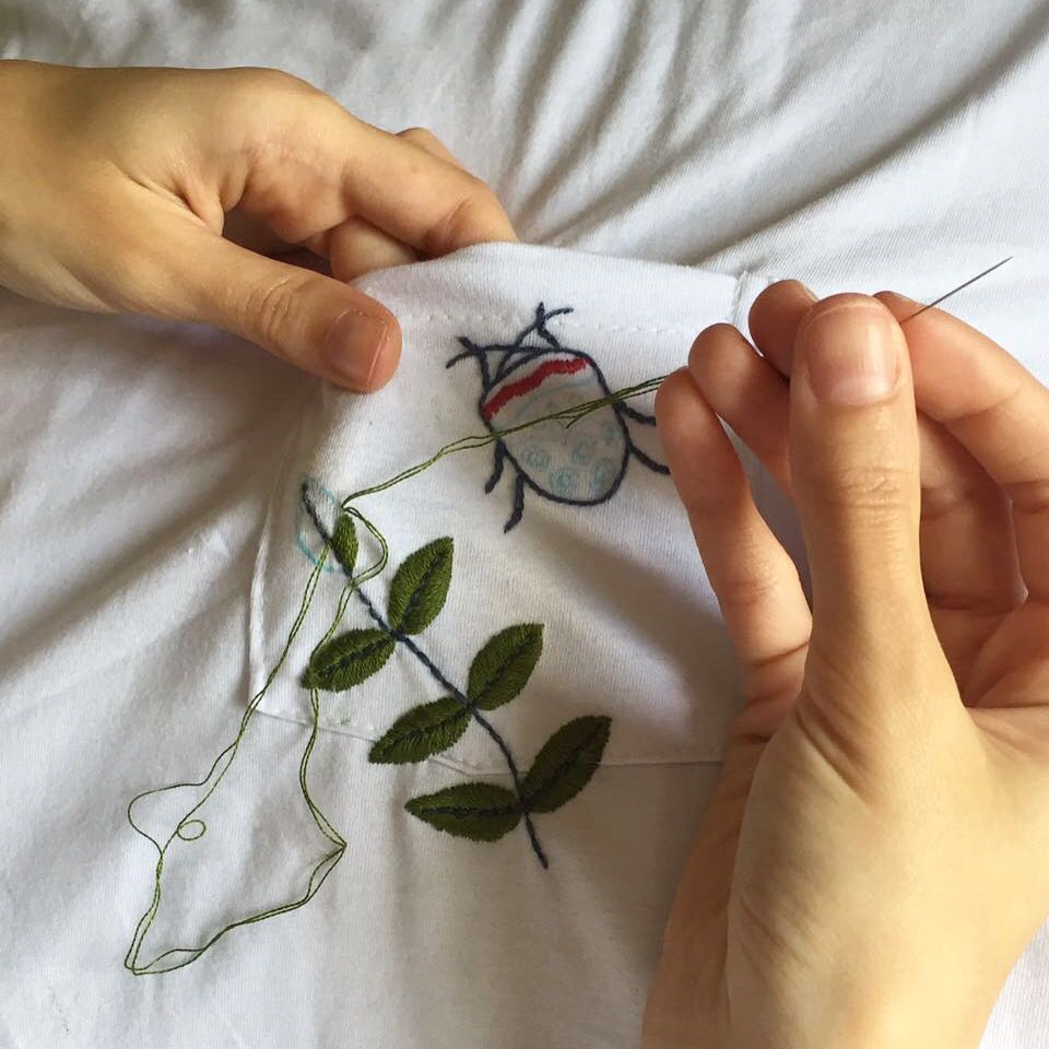 punch needle como fazer