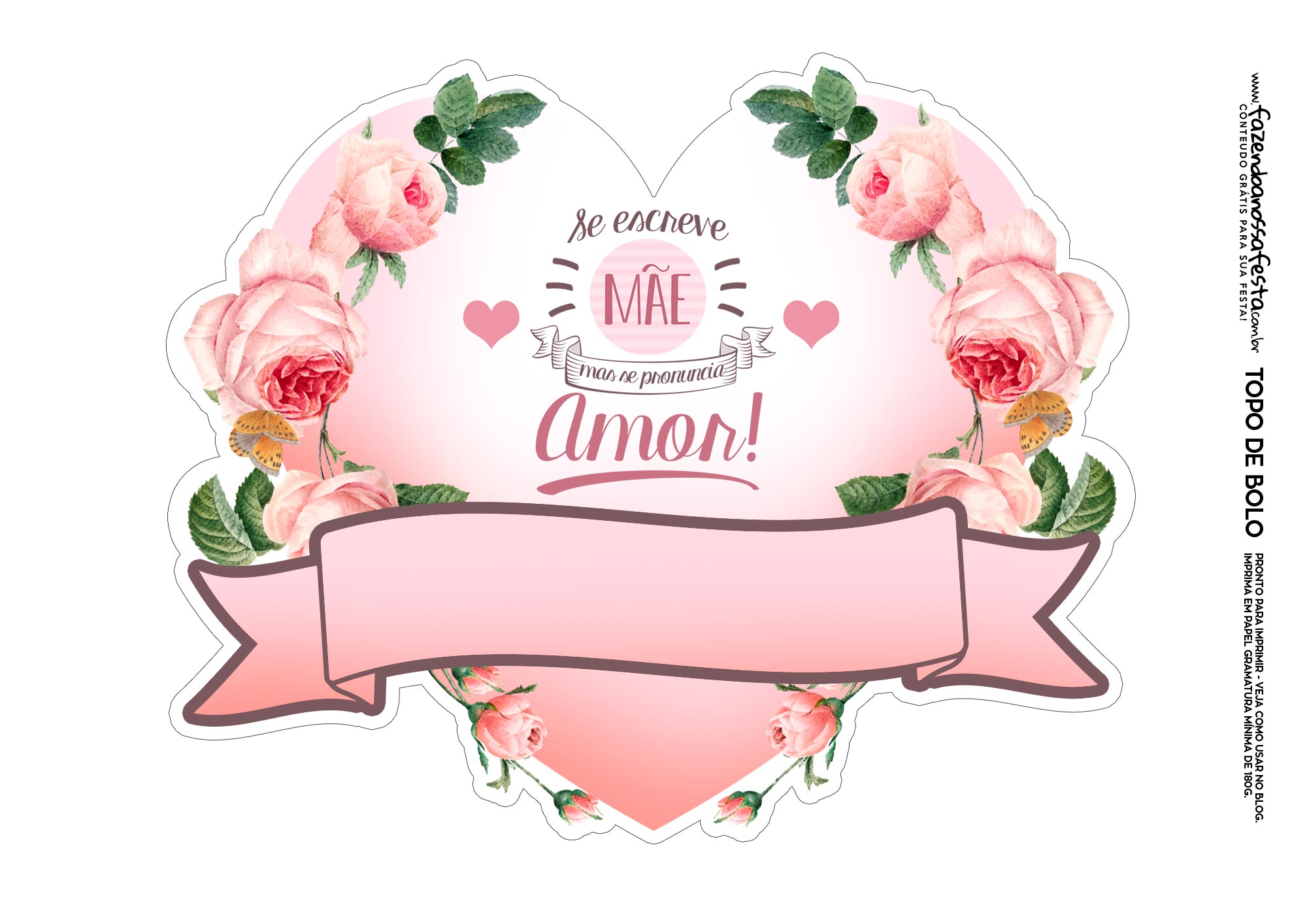 papel para imprimir topo de bolo