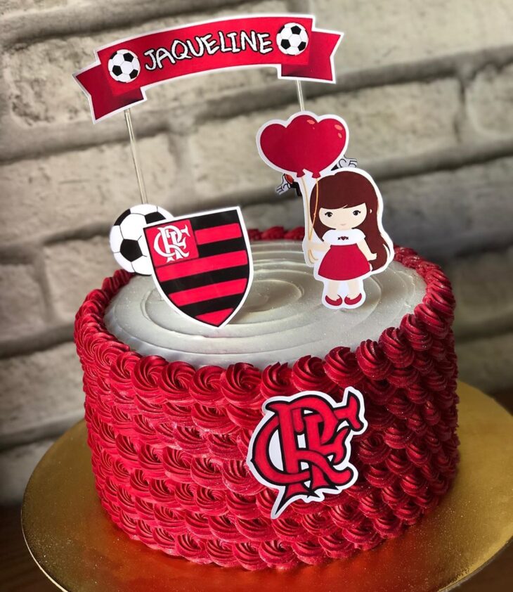 topo de bolo flamengo adulto feminino