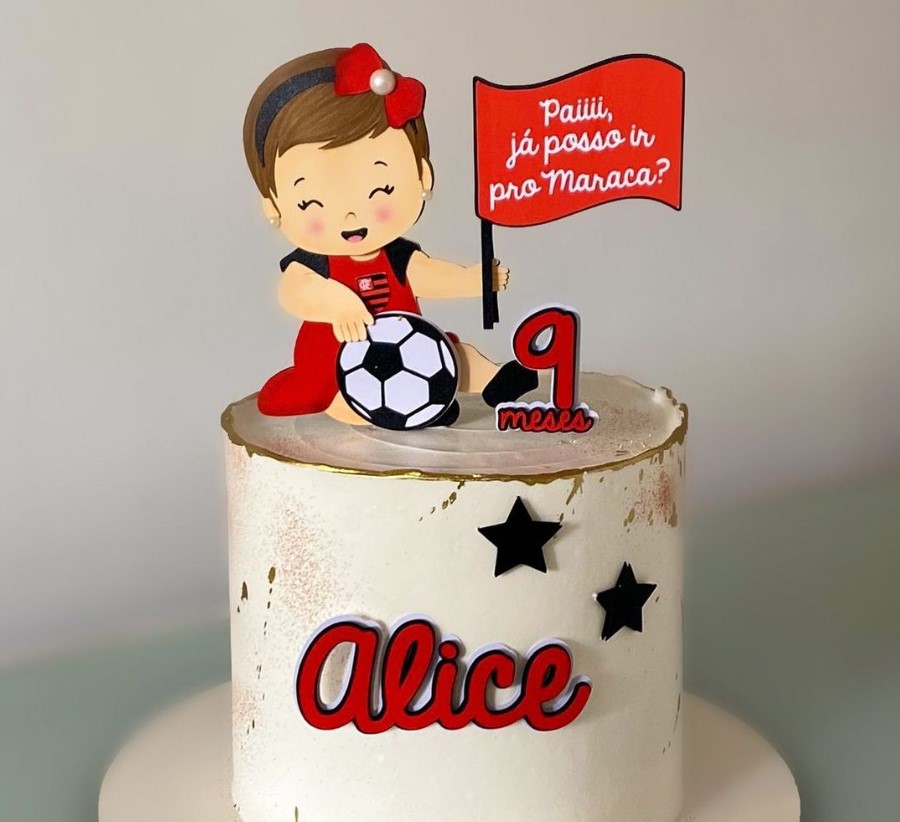 template topo de bolo flamengo rosa