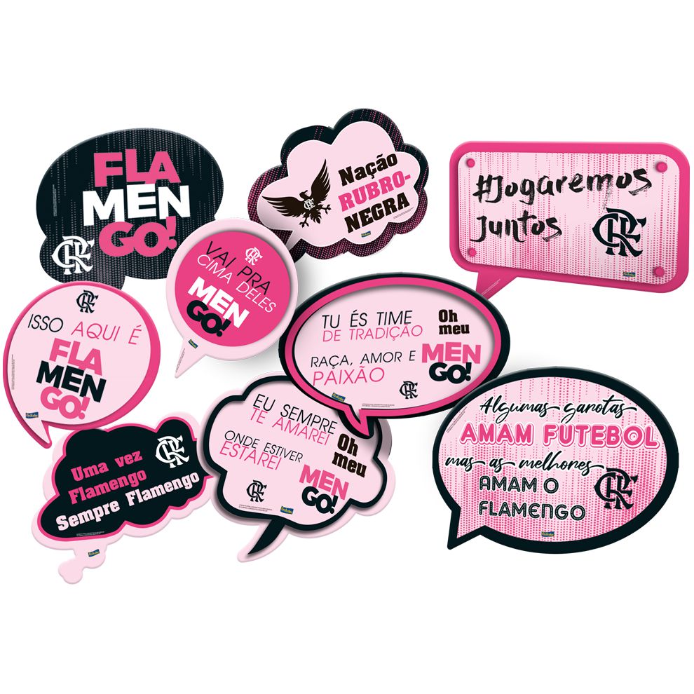 topo de bolo flamengo personalizado rosa