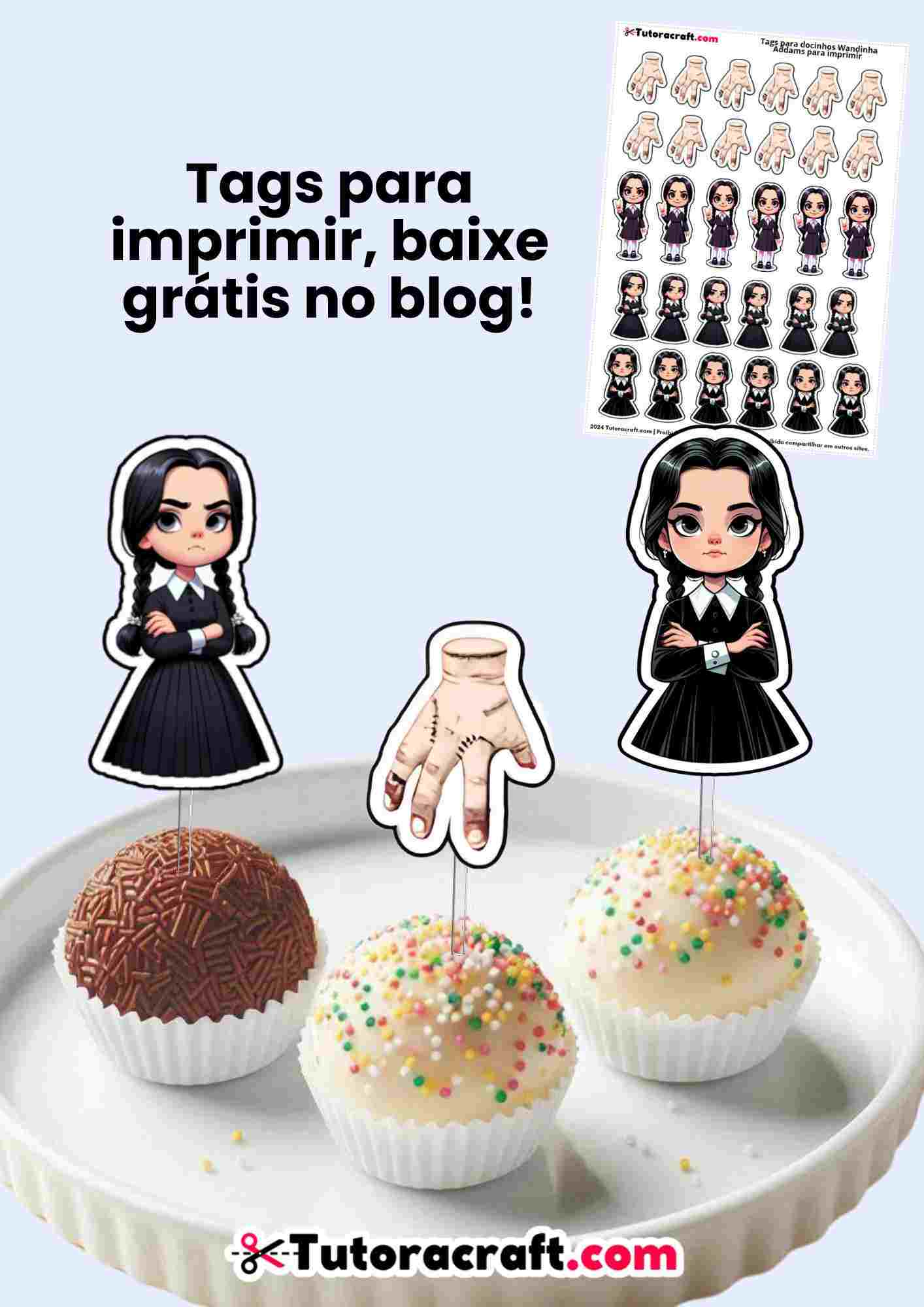 topo de bolo doce para imprimir grátis