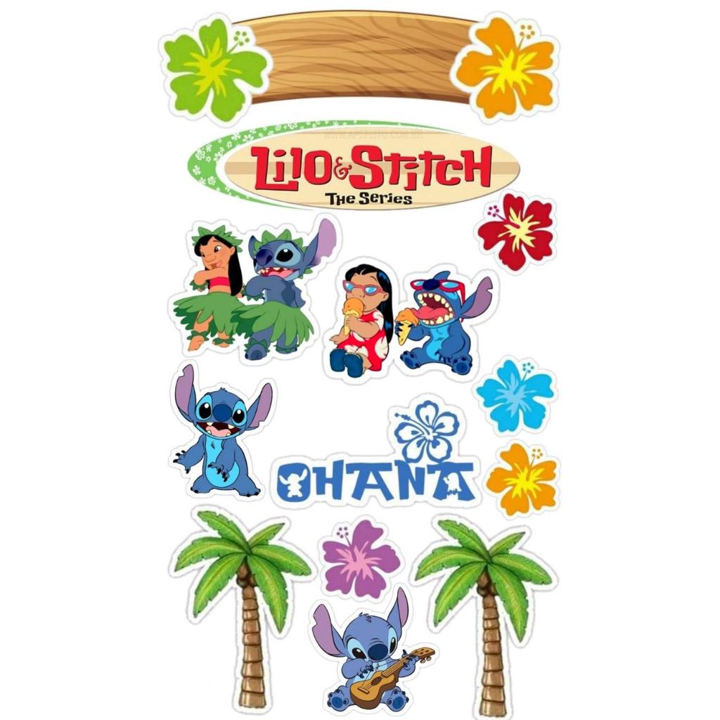 topo de bolo stitch personalizado