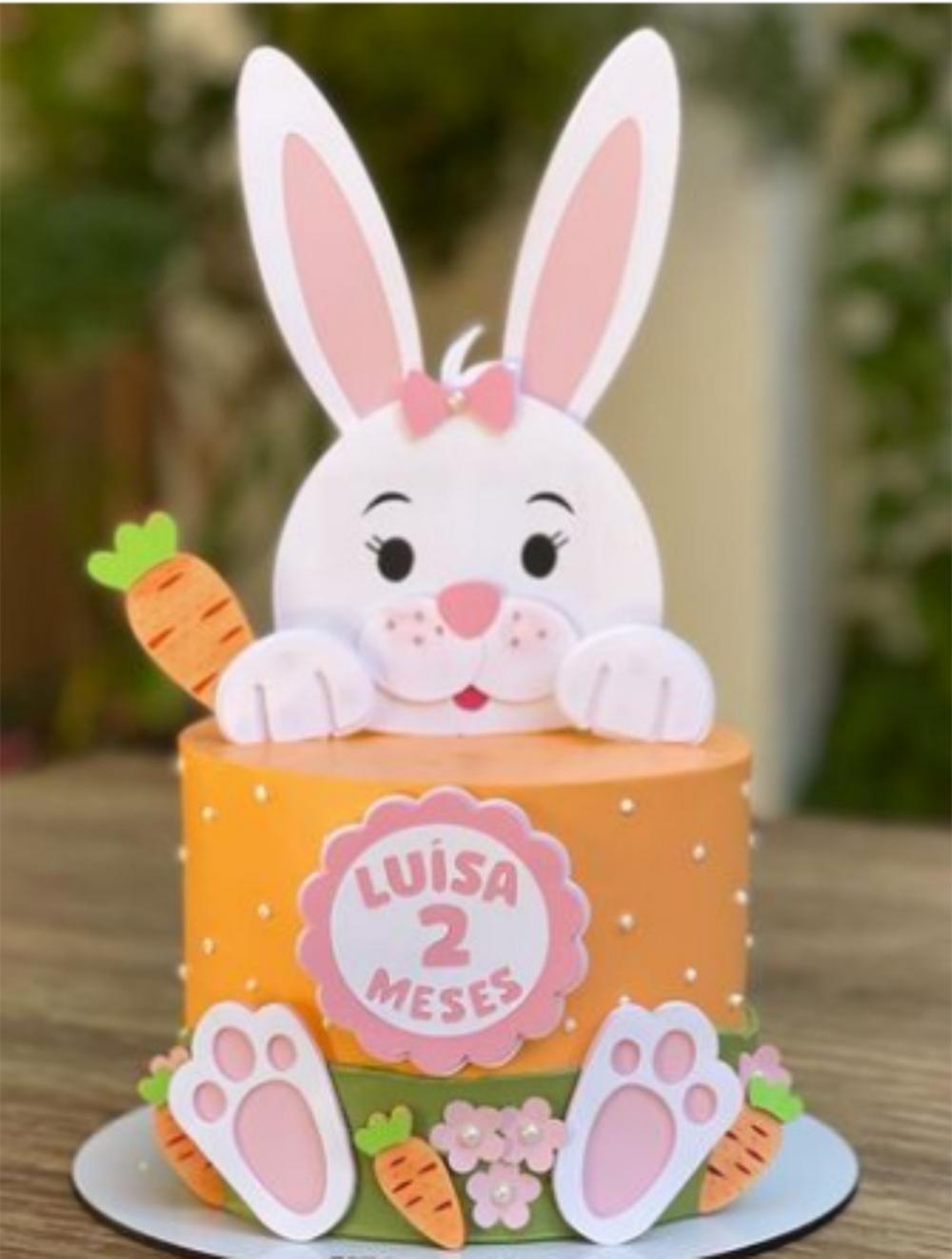 topo de bolo páscoa infantil