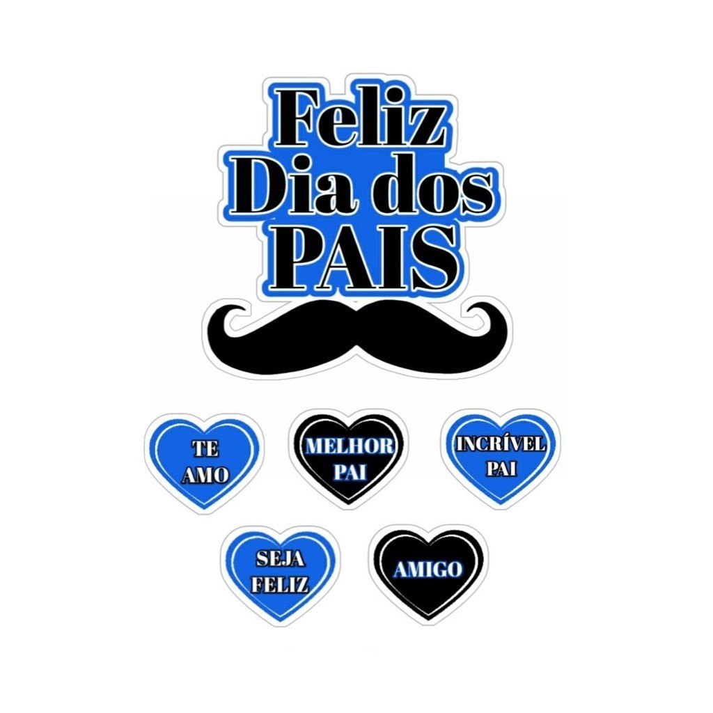 molde topo de bolo dia dos pais