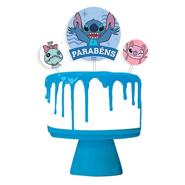 ideias topo de bolo lilo stitch