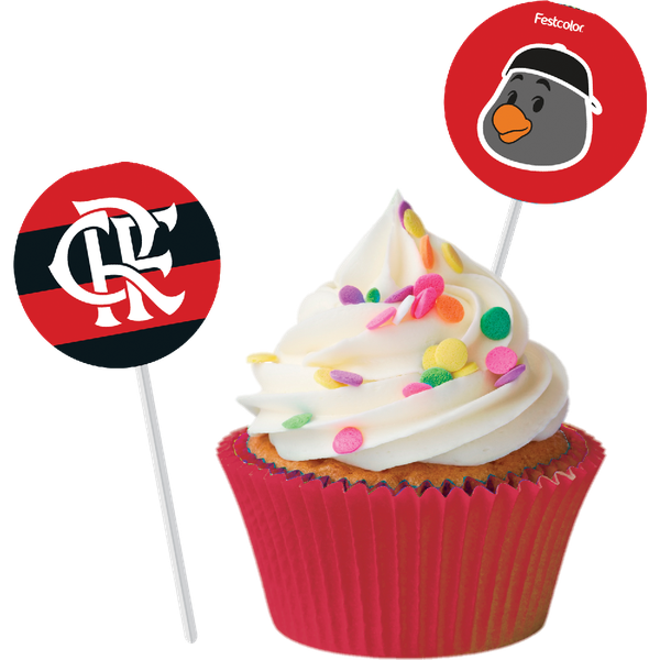 personalizar topper flamengo png