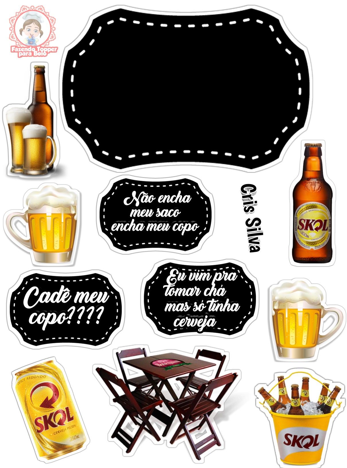 topo de bolo homem para imprimir