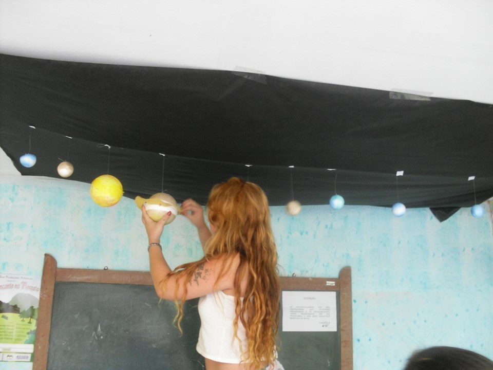 como fazer maquete sistema solar