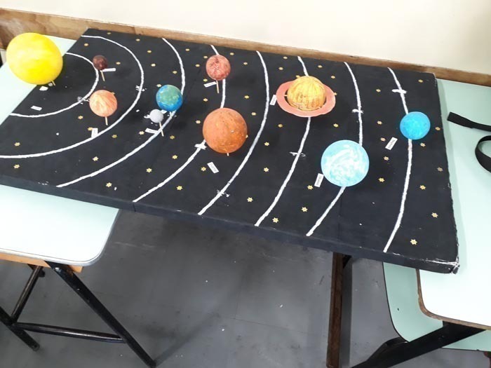 ideias de cartazes sistema solar