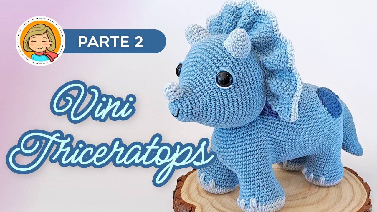amigurumi dinossauro