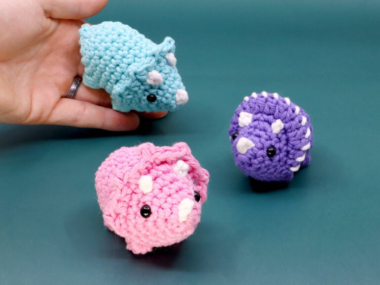 amigurumi dinossauro