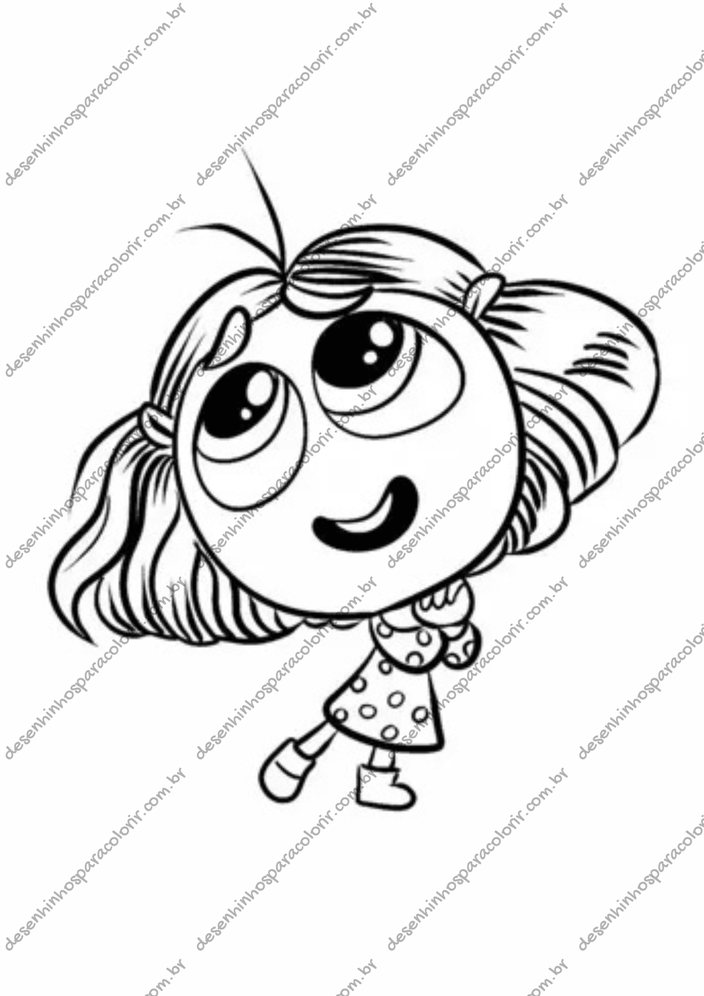 desenhos da tristeza para pintar