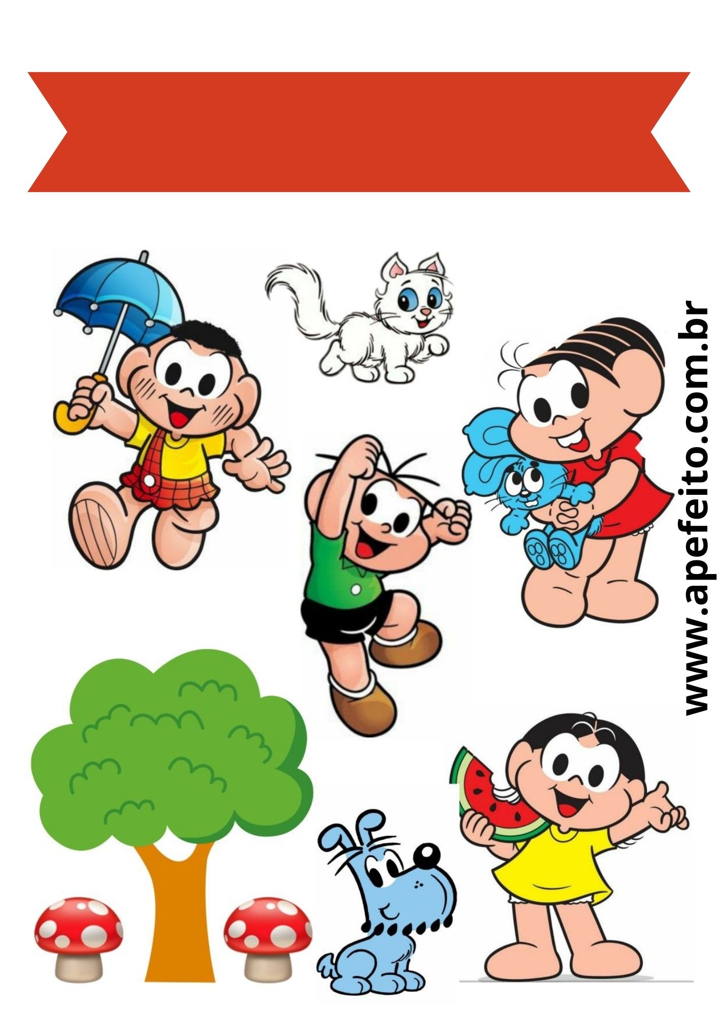 desenhos turma da mônica para pintar