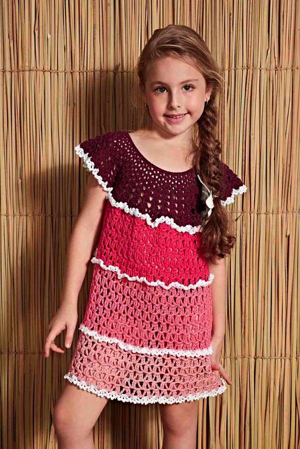 vestido de crochê para batizado menina