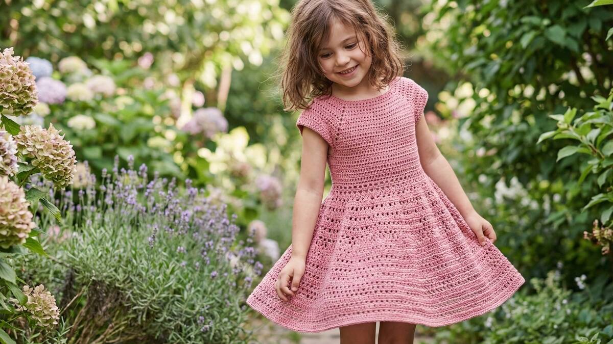 vestido de crochê infantil blogueirinha
