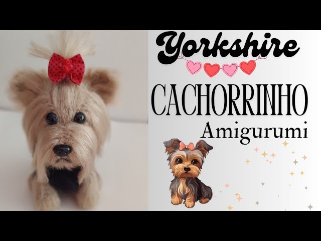 amigurumi yorkshire passo a passo